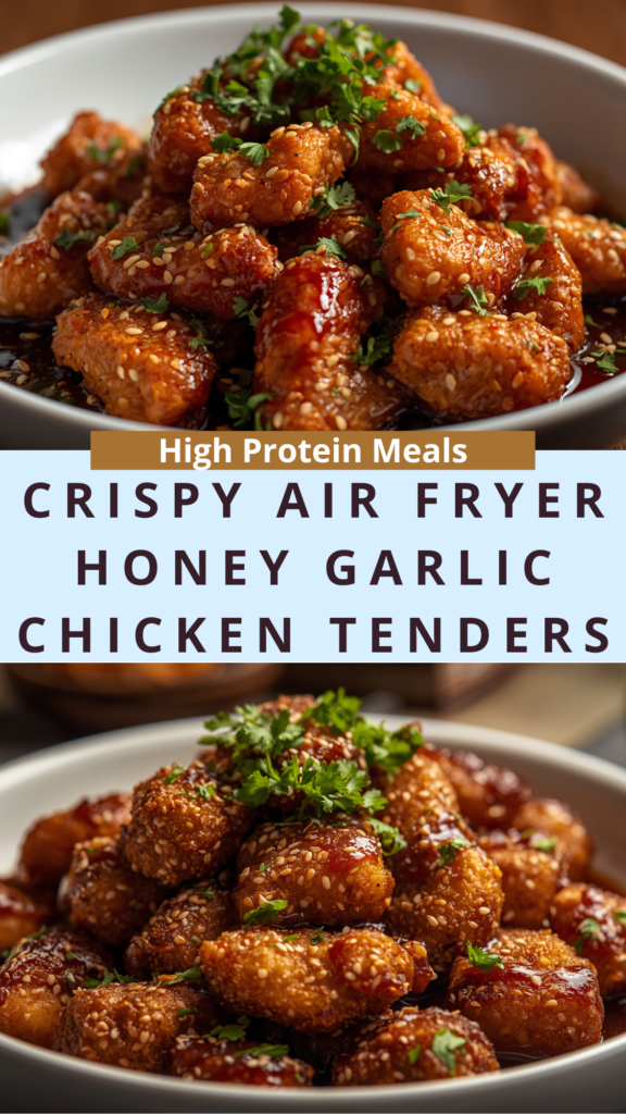 Air Fryer Honey Garlic Chicken Tenders