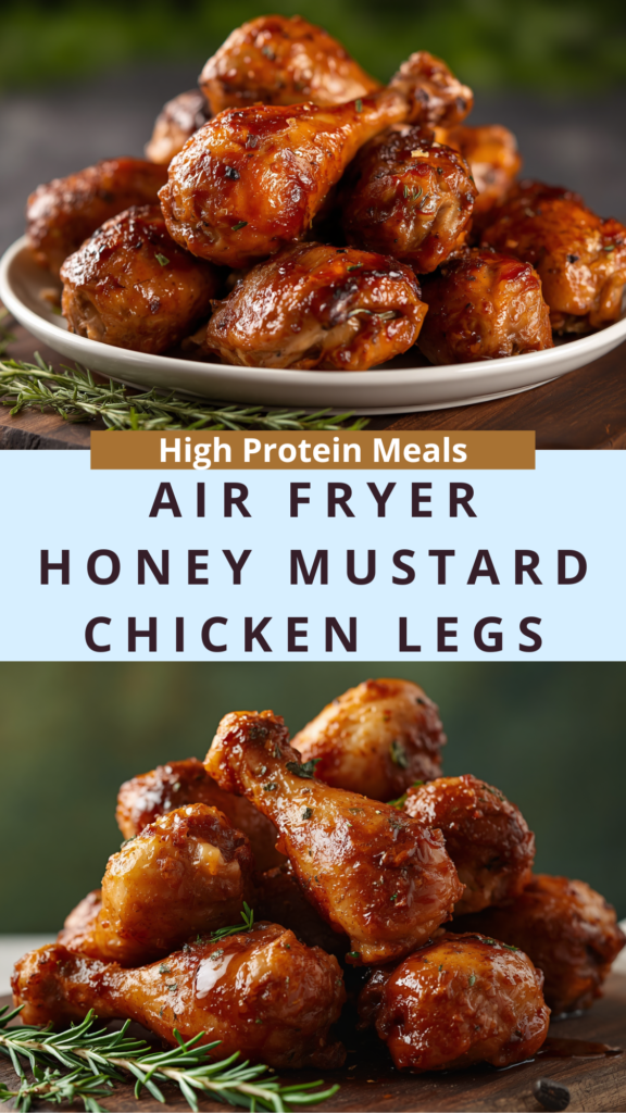 Air Fryer Honey Mustard Chicken Legs