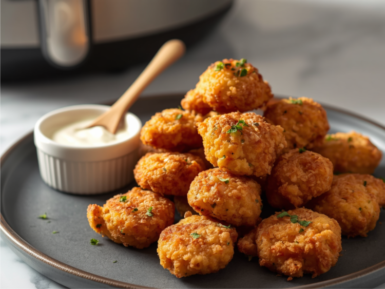 Air Fryer Ranch Crusted Chicken Bites 1