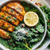 Asado Chicken Breasts with Sautéed Garlic Spinach 1