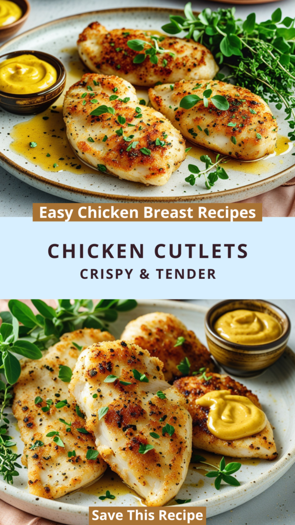 Chicken Cutlets . Crispy & Tender
