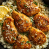 Garlic Butter Chicken with Parmesan Cauliflower Rice 1