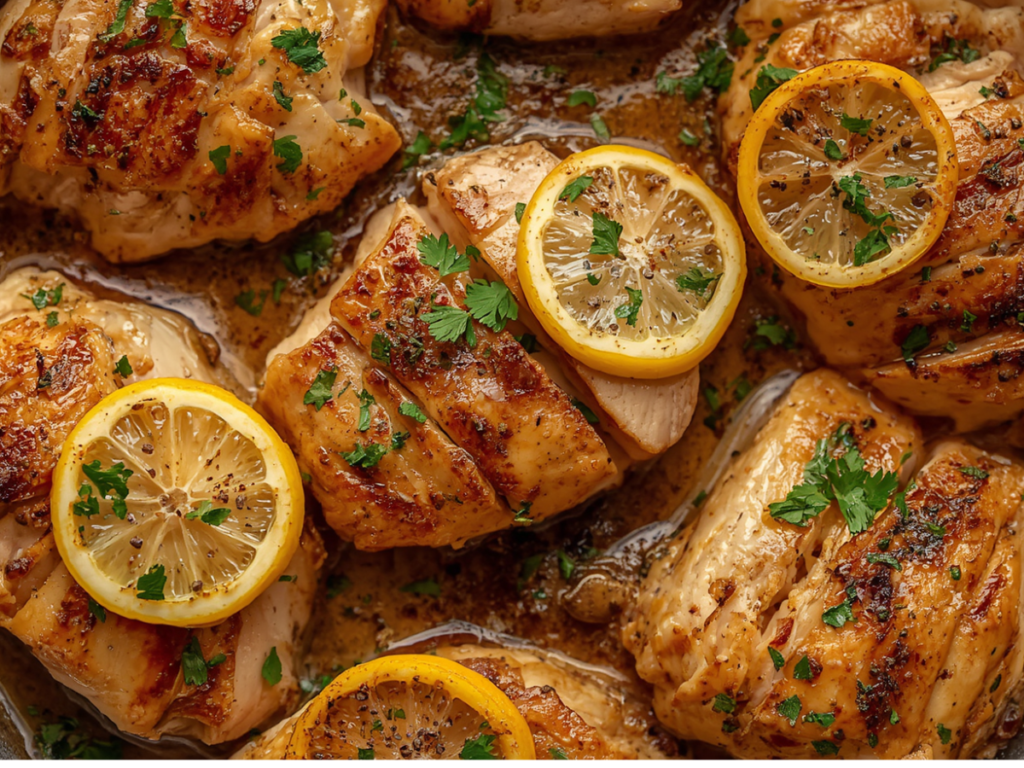 Lemon Butter Dijon Skillet Chicken 2