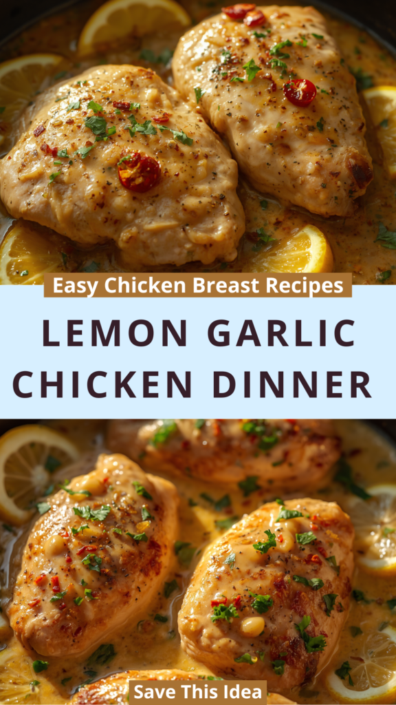 Lemon Garlic Chicken Dinner