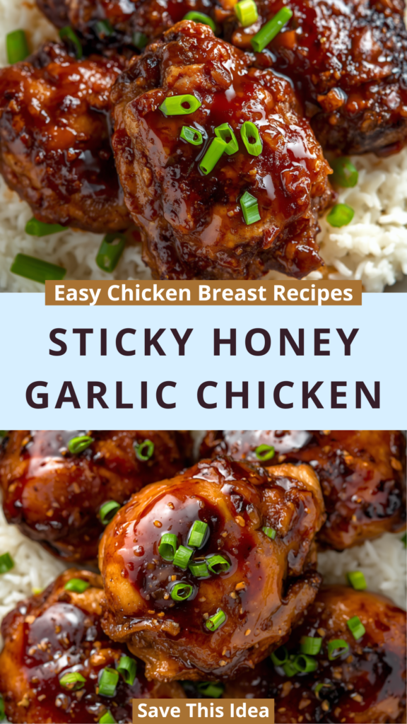 Sticky Honey Garlic Chicken