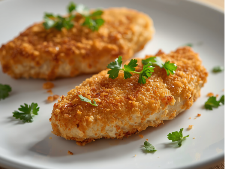 crispy air fryer parmesan crusted chicken recipe 1
